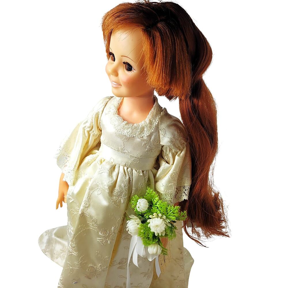 Very Rare 18" 1972 Vintage Sears-Exclusive "Wedding Belles" Crissy Doll {7} - Picture 7 of 13